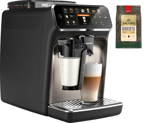 Philips EP5447/90 Kaffeevollautomat mit LatteGo-Milchsystem in Schwarz