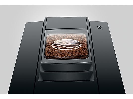 JURA E4 Kaffeevollautomat in Piano Black mit verchromten Akzenten