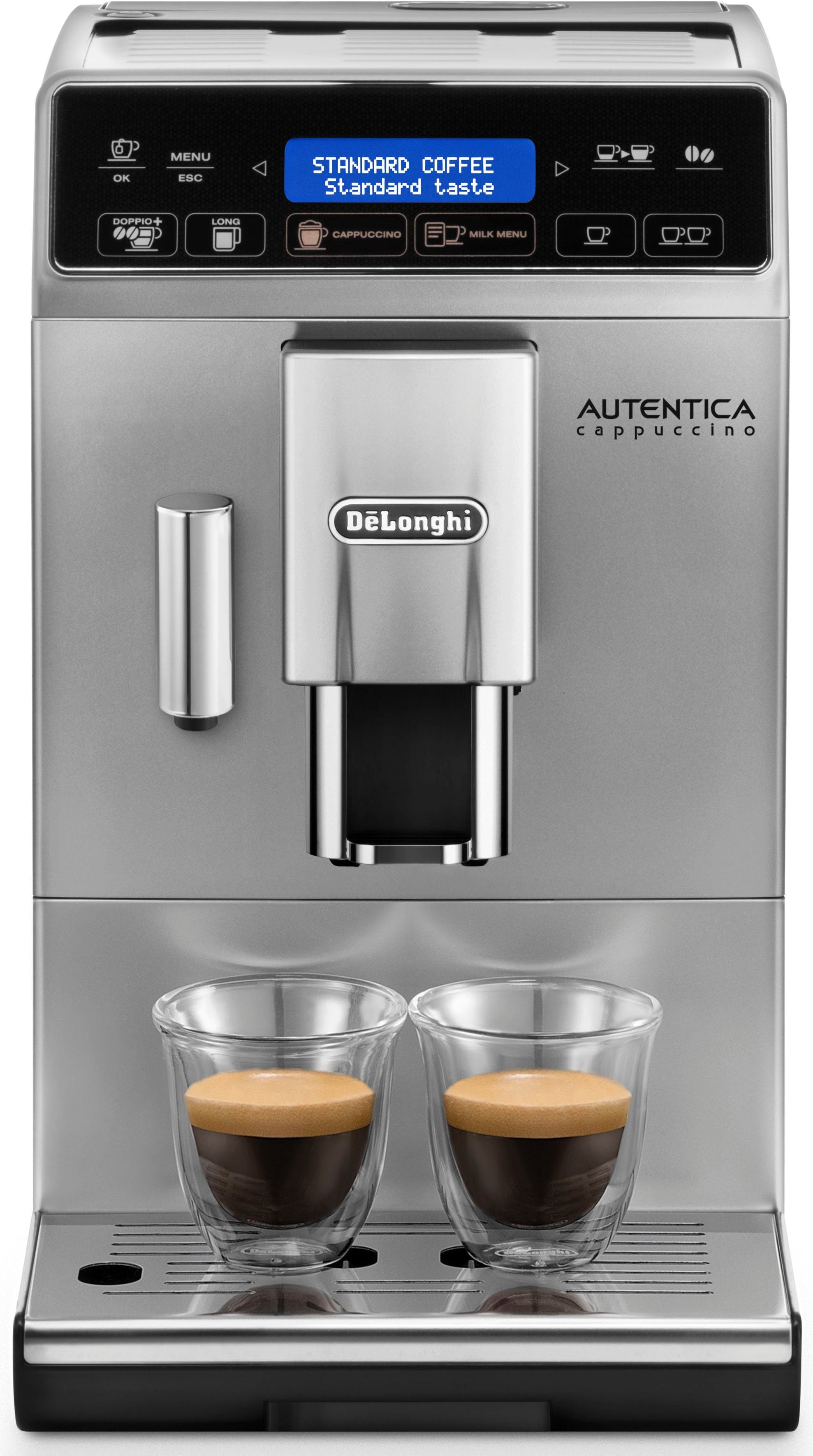 De'Longhi Autentica ETAM29.660.SB Kaffeevollautomat in superkompaktem Design