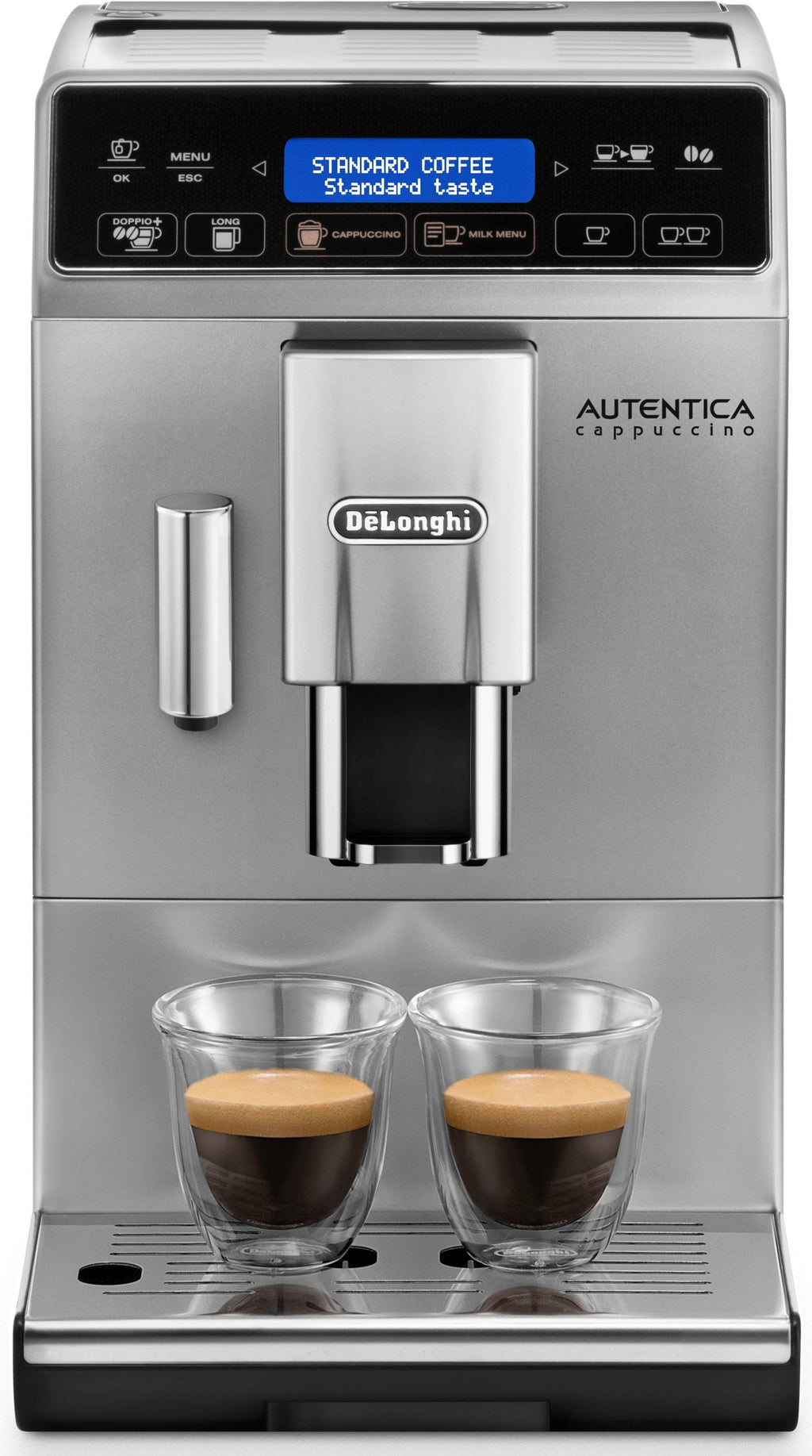De'Longhi Autentica ETAM29.660.SB Kaffeevollautomat mit Soft Touch Display