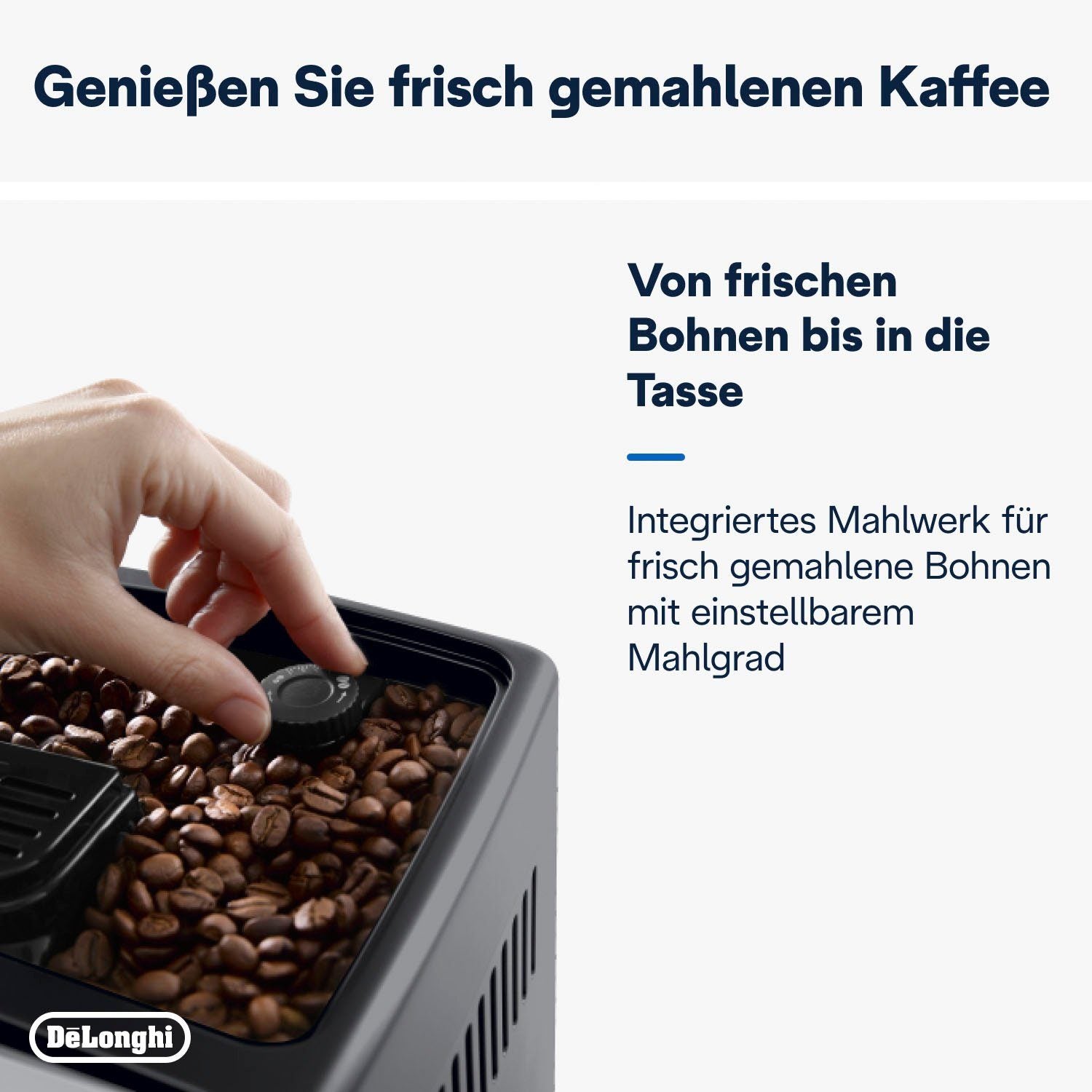 De'Longhi Dinamica Plus ECAM370.70.B Kaffeevollautomat in Schwarz mit TFT-Touchscreen