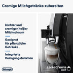 De'Longhi Dinamica Plus ECAM370.70.B Kaffeevollautomat in Schwarz mit TFT-Touchscreen
