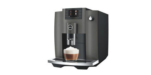 JURA E6 Kaffeevollautomat in Dark Inox mit TFT-Farbdisplay