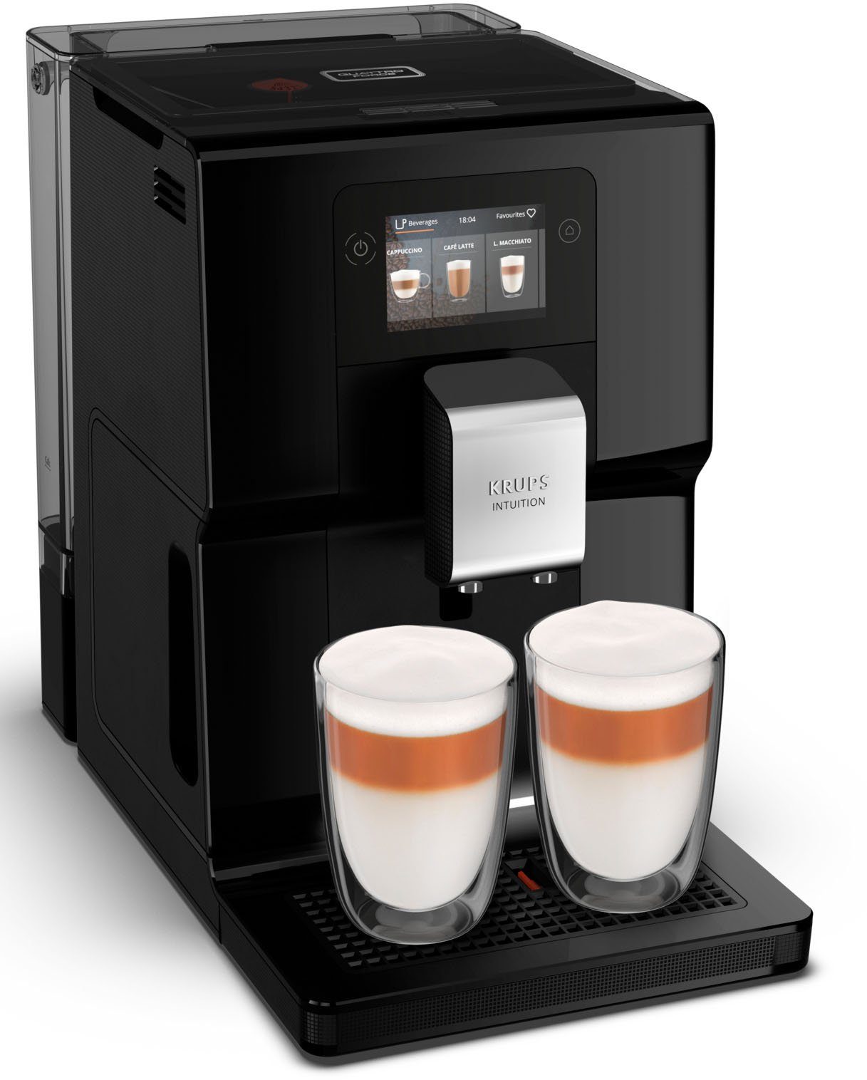 KRUPS EA8738 Intuition Preference Kaffeevollautomat mit Farb-Touchscreen