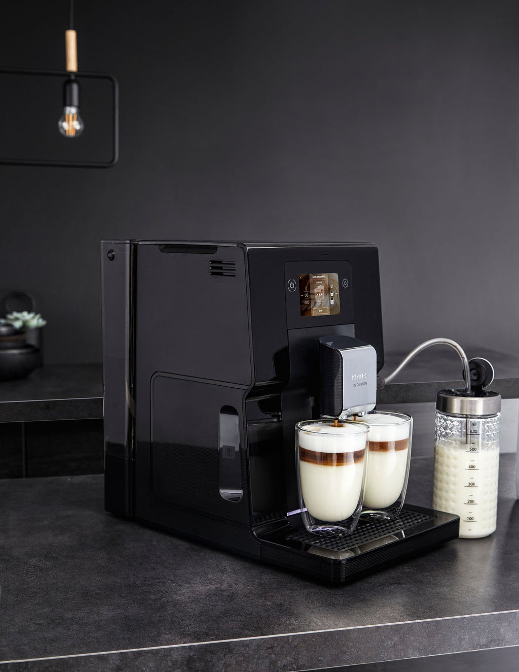 KRUPS EA8738 Intuition Preference Kaffeevollautomat mit Farb-Touchscreen