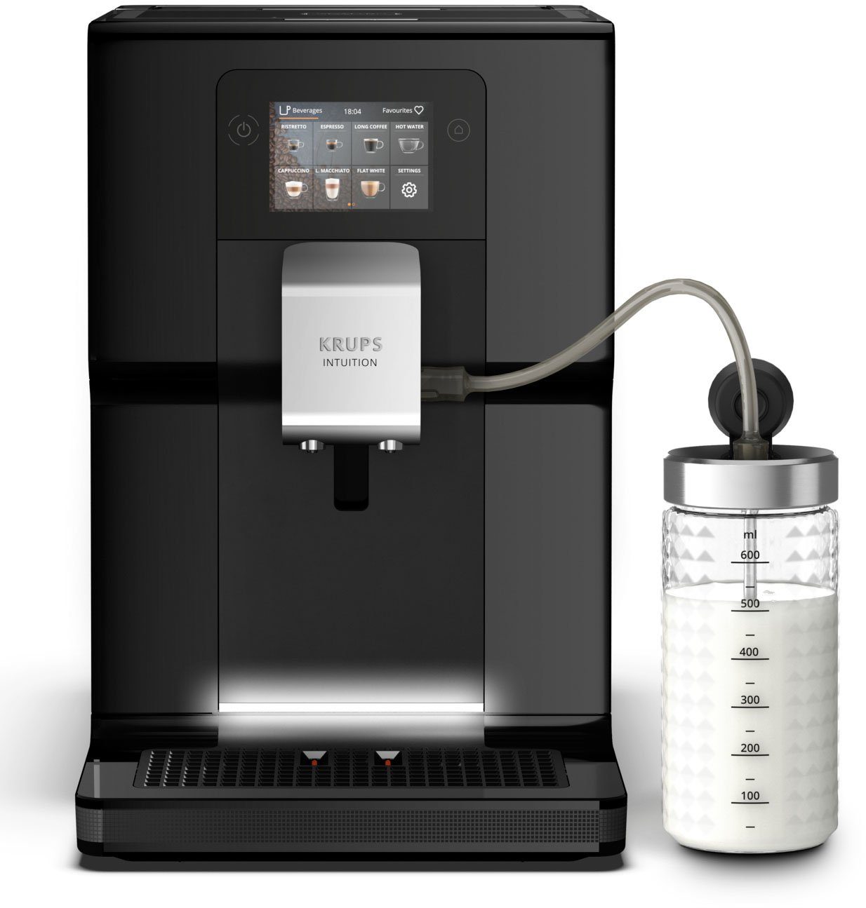 KRUPS EA8738 Intuition Preference Kaffeevollautomat mit Farb-Touchscreen