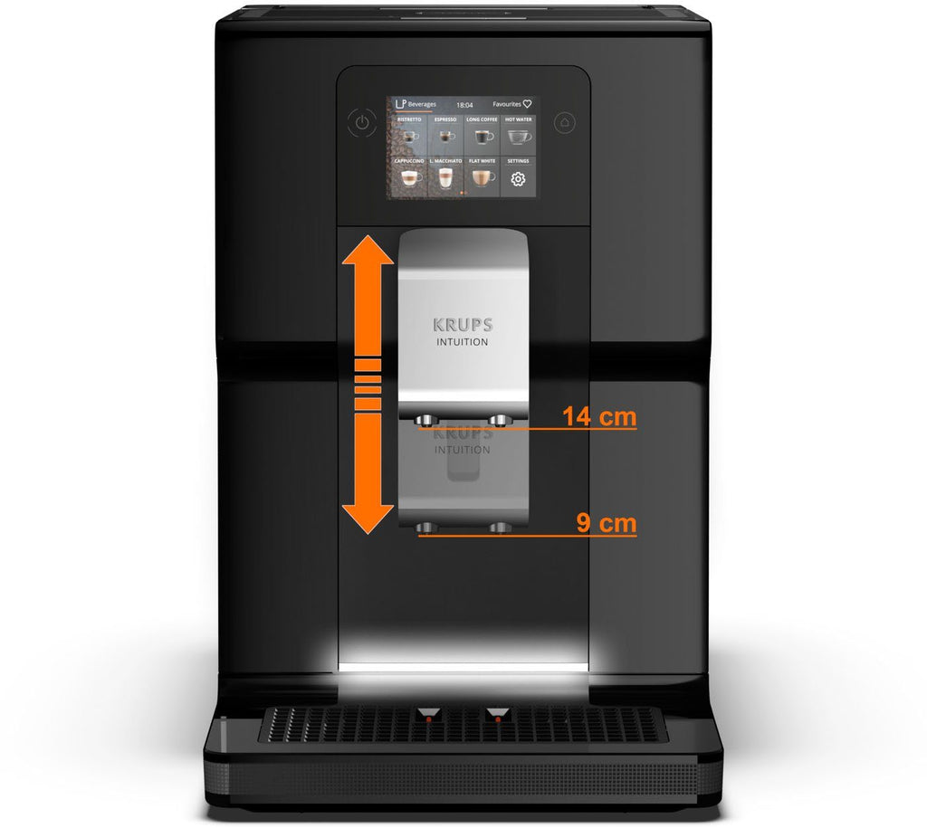KRUPS EA8738 Intuition Preference Kaffeevollautomat mit Farb-Touchscreen