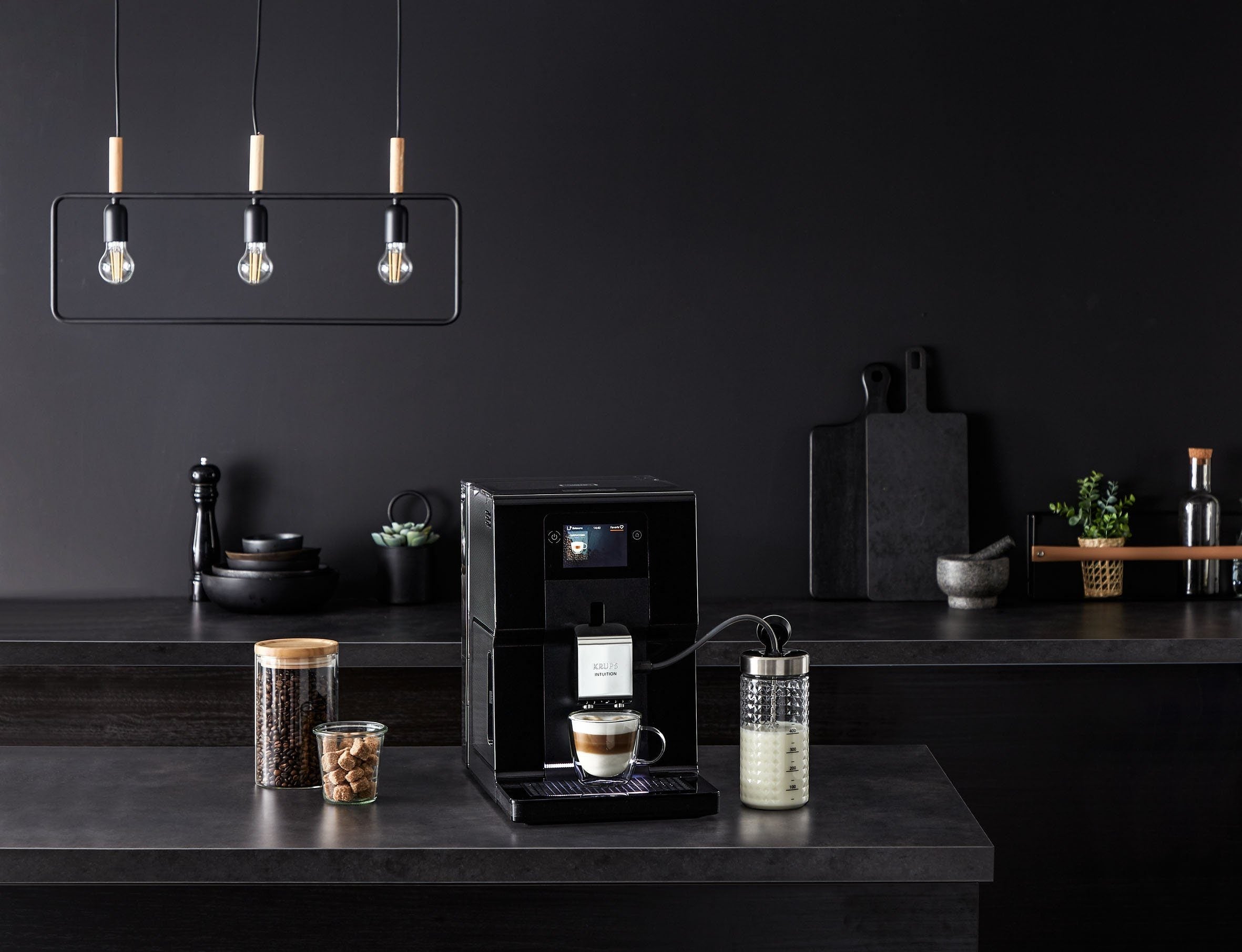 KRUPS EA8738 Intuition Preference Kaffeevollautomat mit Farb-Touchscreen