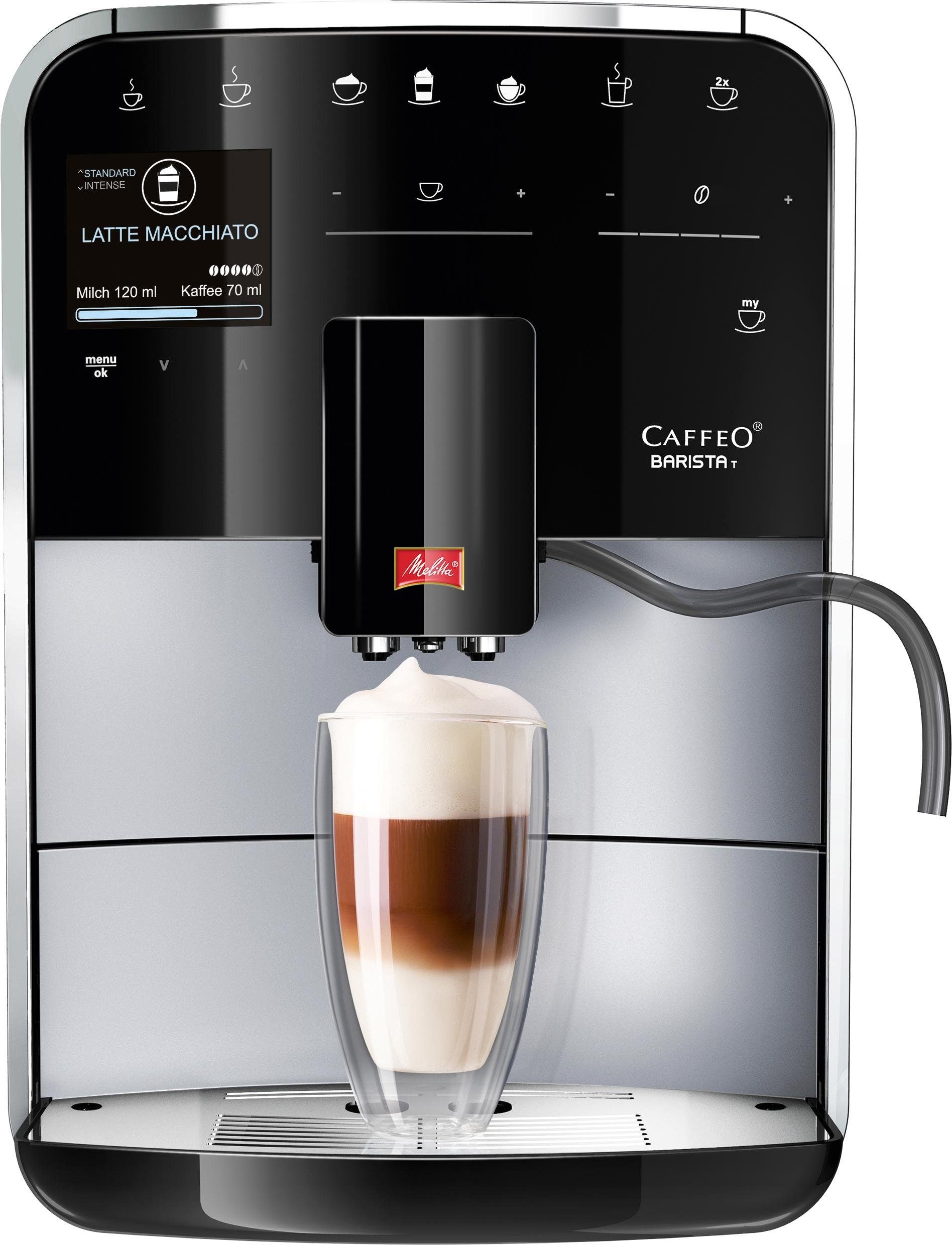 Melitta Barista T Smart F831-101 Kaffeevollautomat mit One-Touch-Bedienung