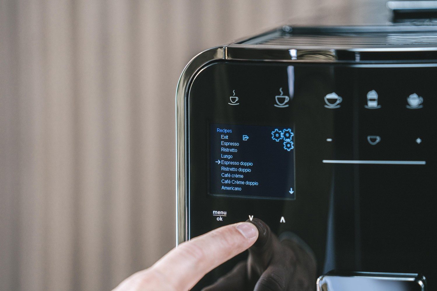 Melitta F85/0-101 Kaffeevollautomat mit TFT-Farbdisplay und Touch-Bedienung