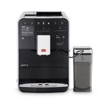 Melitta F85/0-102 Kaffeevollautomat im Edelstahl-Design mit Zweikammern-Bohnenbehälter