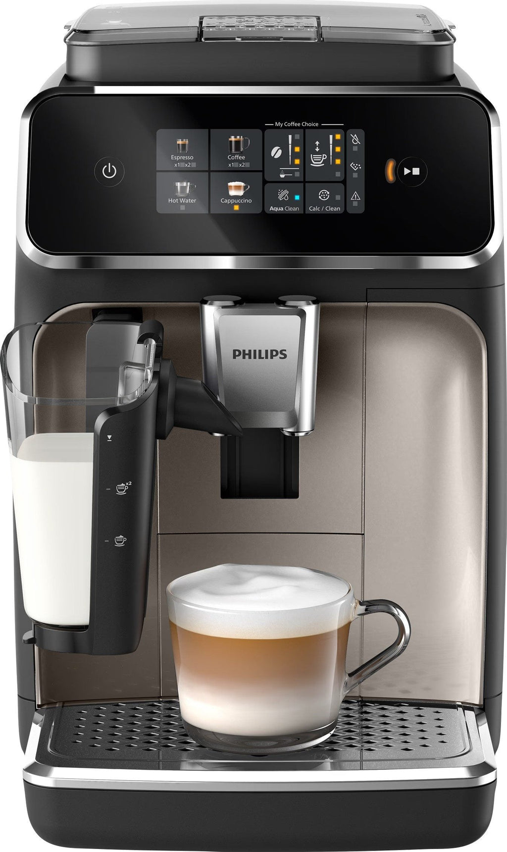 Philips EP2336/40 Kaffeevollautomat in Black Chrome mit Touchdisplay