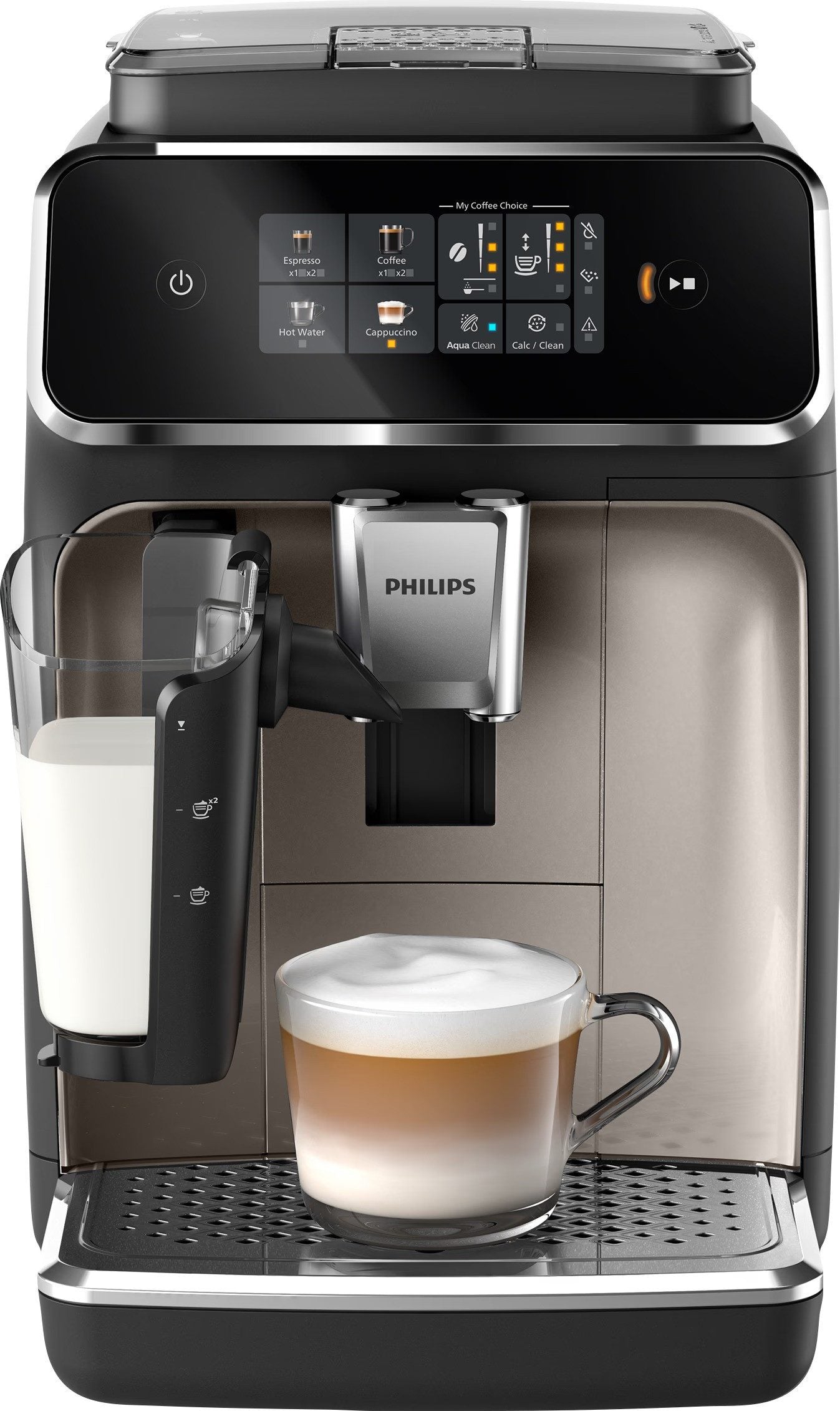 Philips EP2336/40 Kaffeevollautomat in Black Chrome mit Touchdisplay