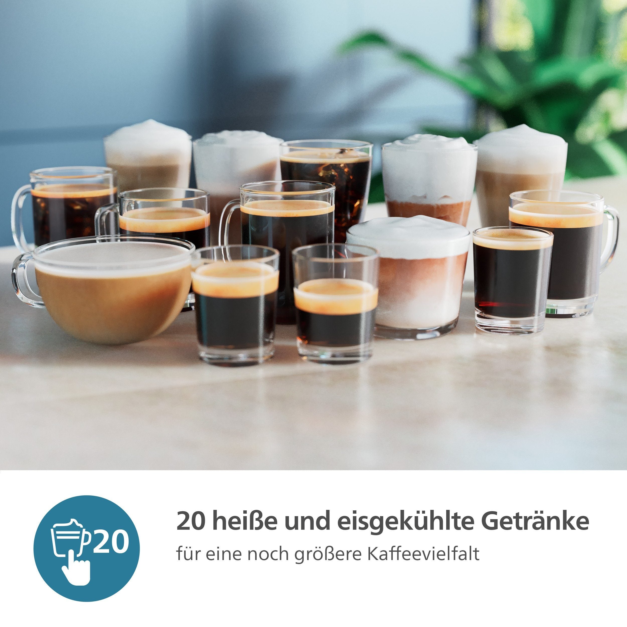 Philips EP5547/90 Kaffeevollautomat in Chrom-Weiß mit LatteGo Milchsystem und Eco-Einstellungen