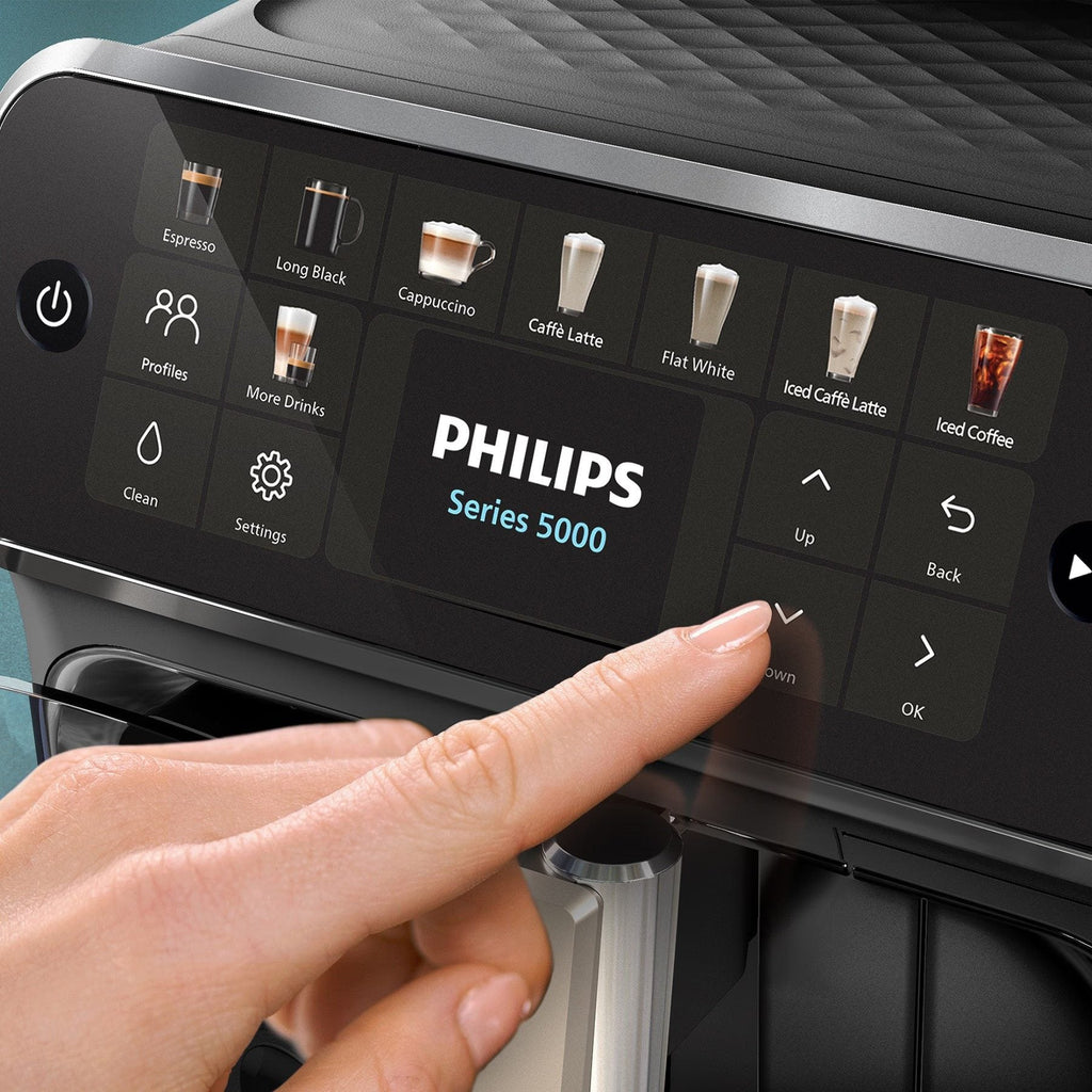 Philips Series 5500 EP5547/90 Kaffeevollautomat mit 12 Mahlgradeinstellungen und LatteGo Milchsystem