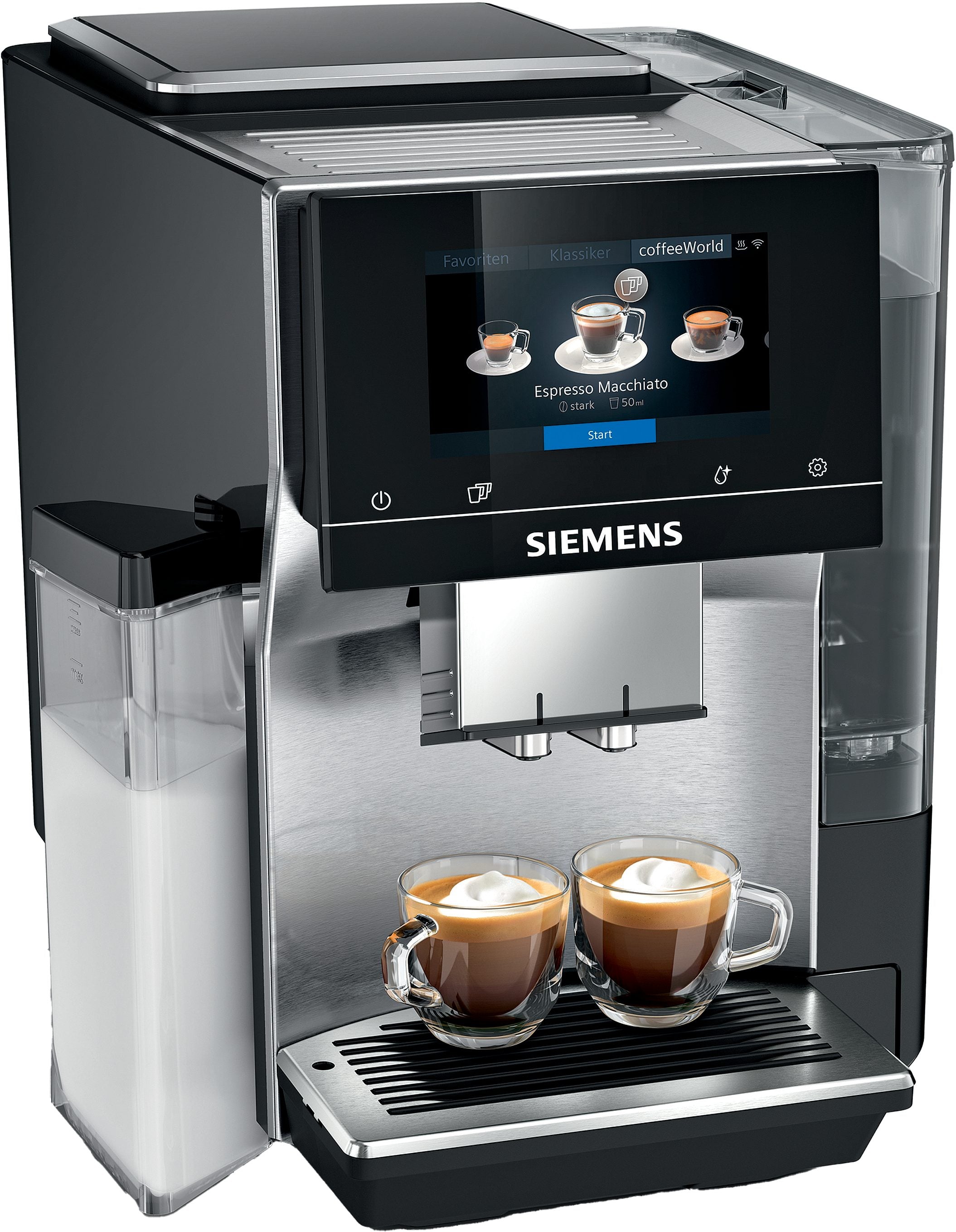 Siemens EQ.700 Kaffeevollautomat mit 5-Zoll-Touchscreen