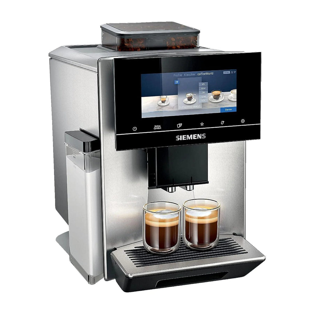 Siemens TQ907D03 Kaffeevollautomat mit Dual-Bohnenbehälter-System und Touchdisplay